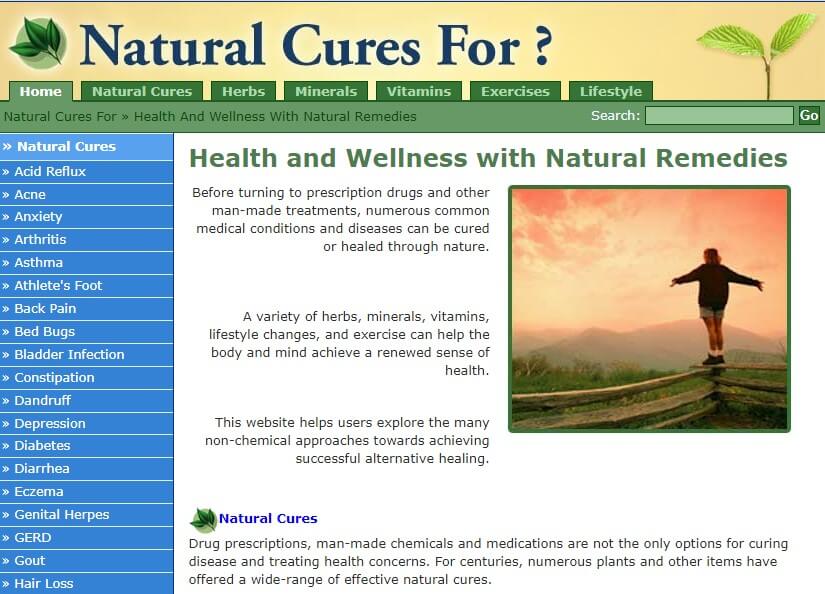 Natural cures for homeage