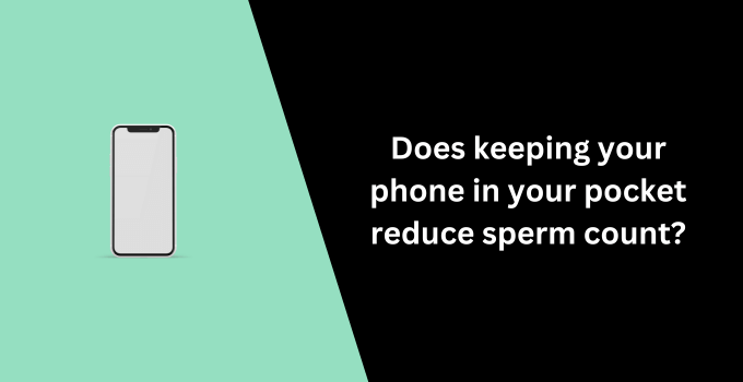 keeping phone pocket reduce sperm count