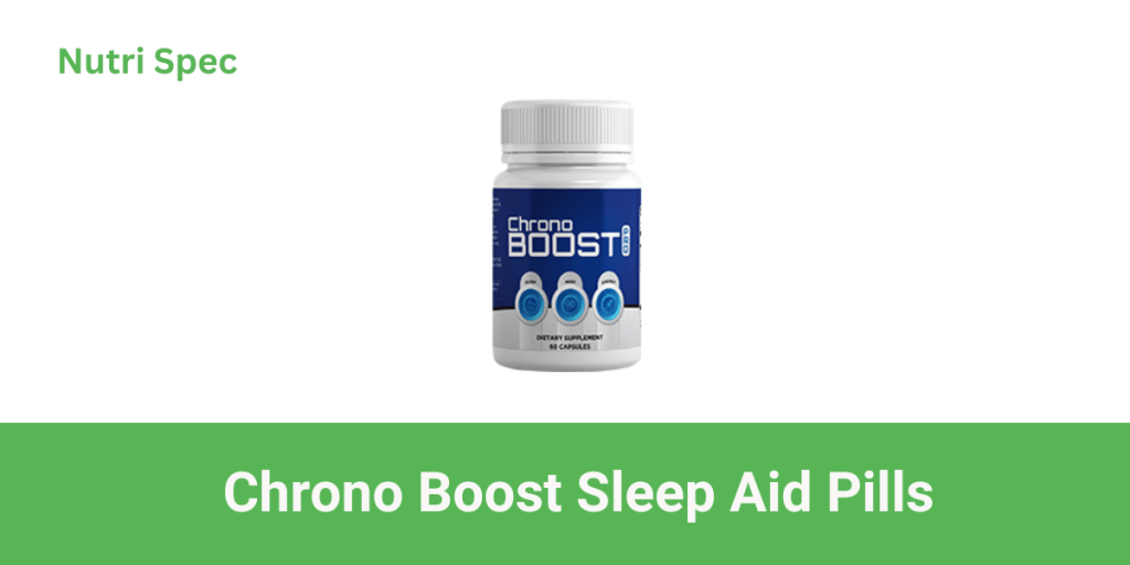 Chrono Boost Sleep Aid Pills