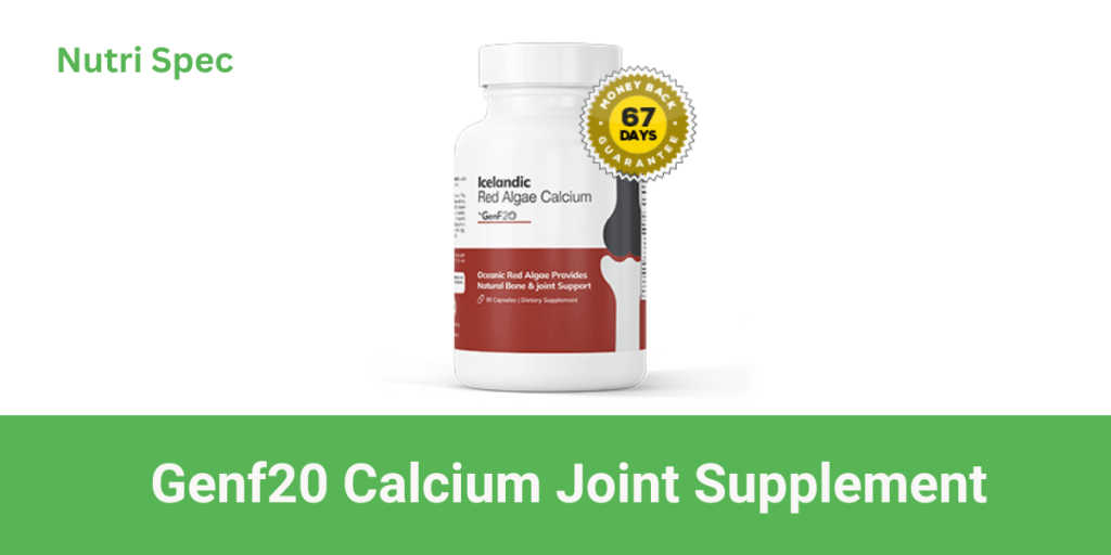 Genf20 Calcium Joint Supplement for Knees