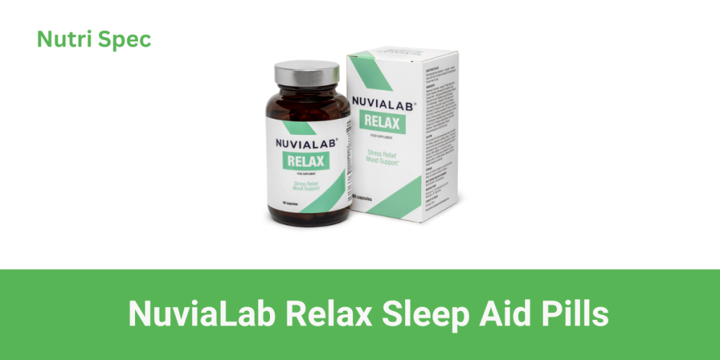 Nuvialab Relax Sleep Support Pills